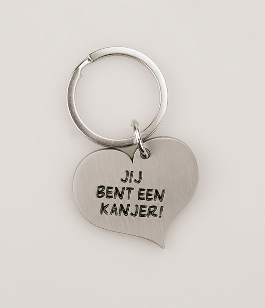 Hart sleutelhanger Kanjer