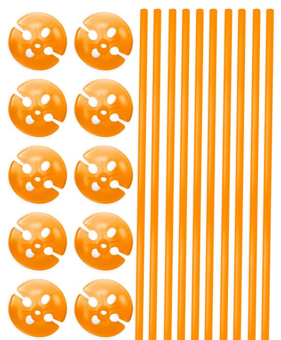 Ballon Draagstaaf oranje