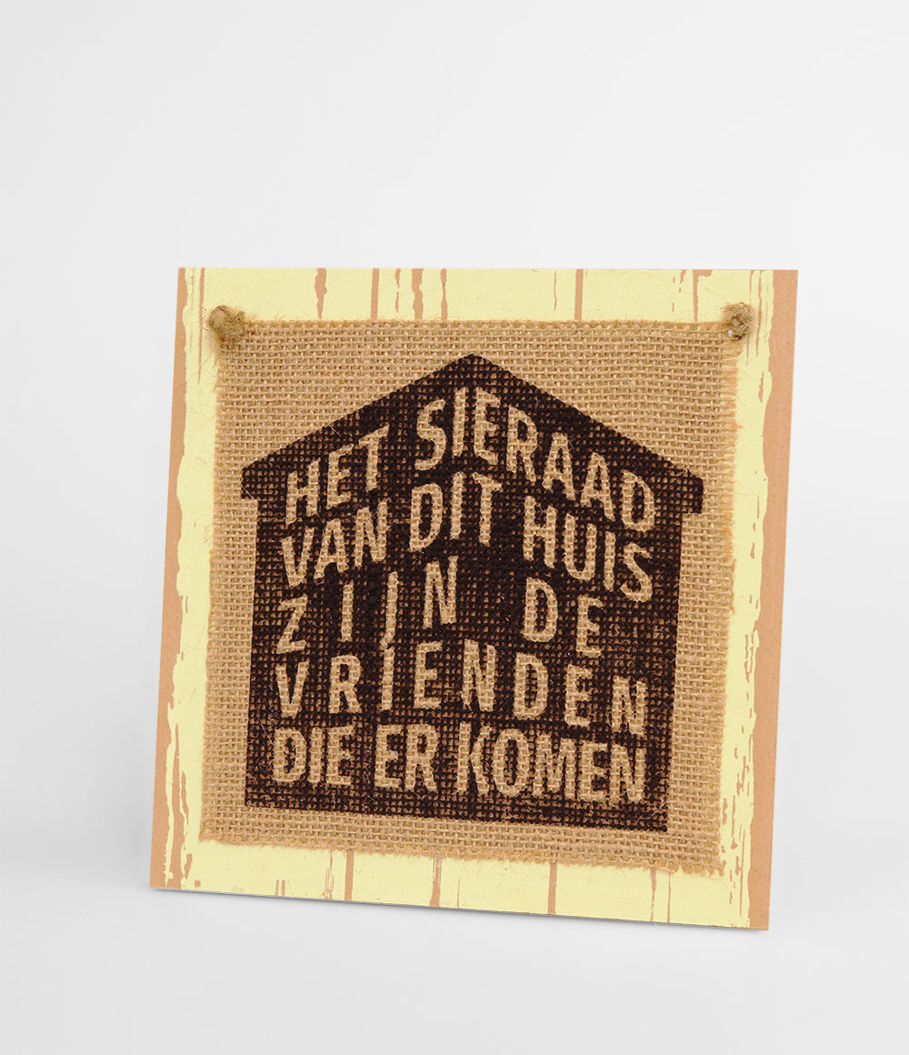Wooden Sign Huis