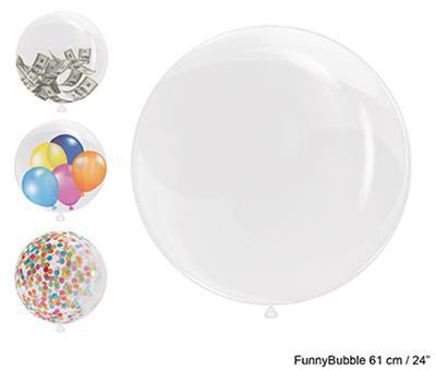 Bubble Ballon Transparant 61cm
