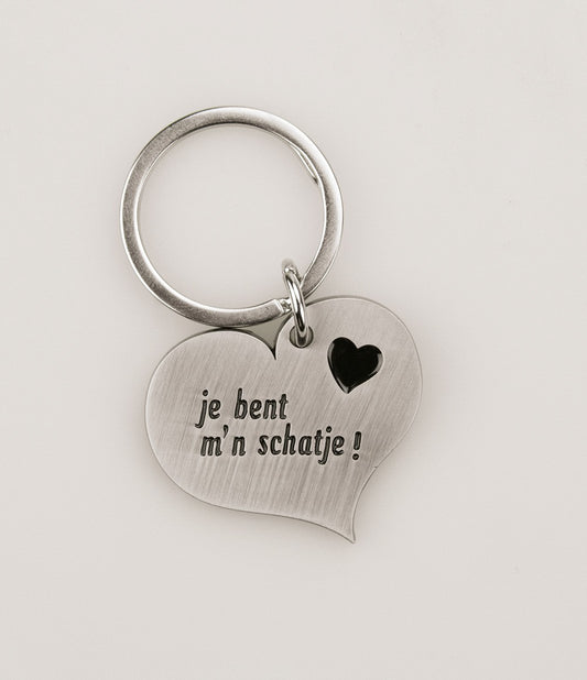 Hart sleutelhanger Schatje