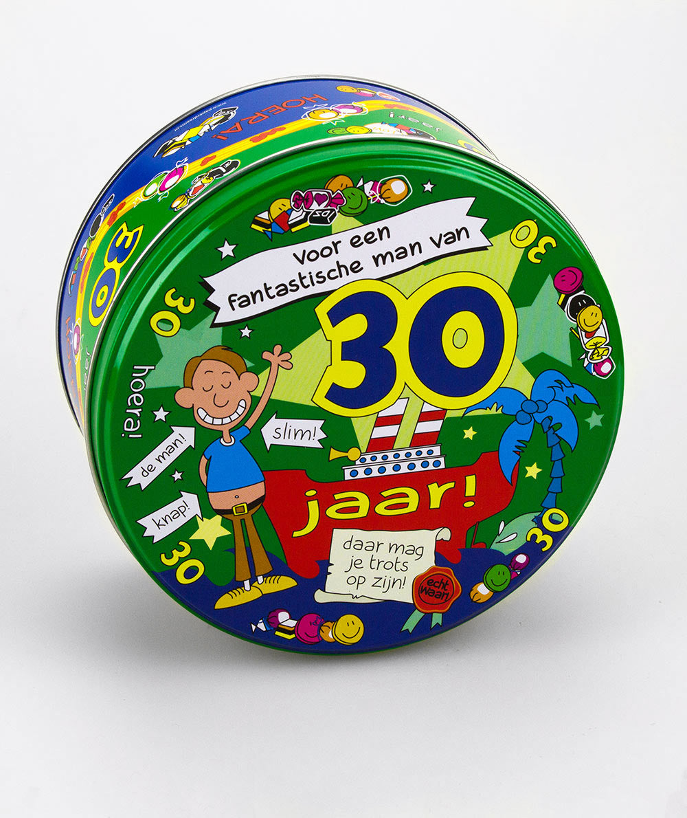 Snoeptrommel 30 jaar man