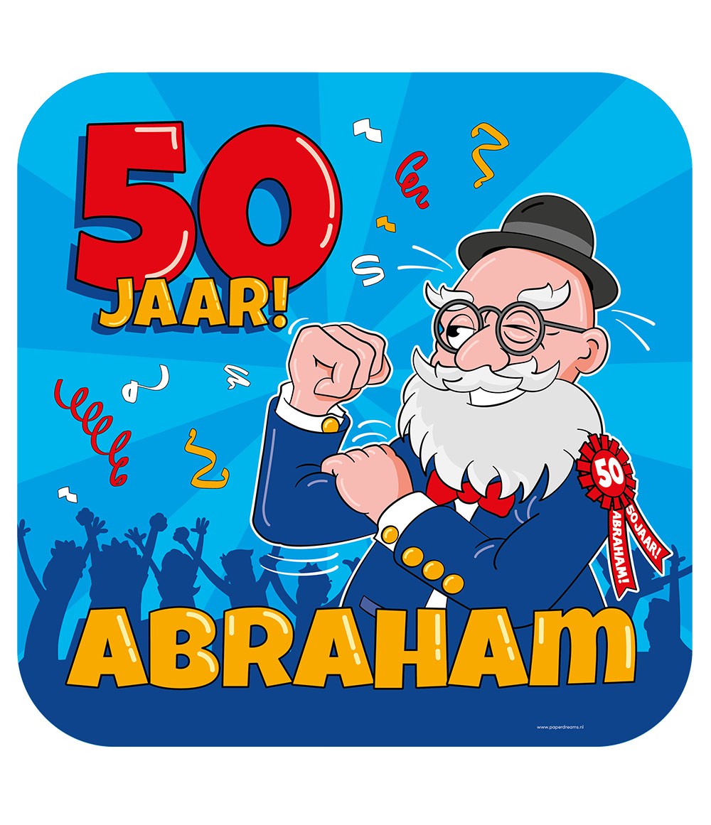 Huldeschild Abraham Cartoon