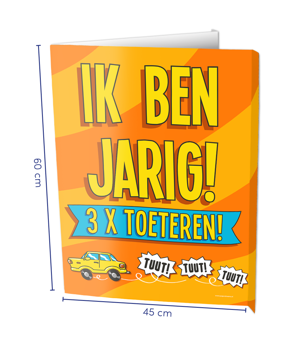 Raambord Ik ben Jarig