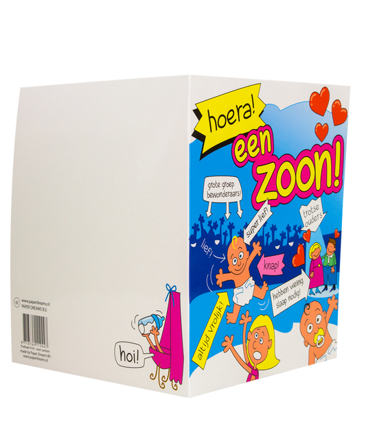 Wenskaart Zoon Cartoon