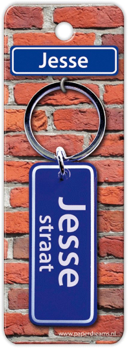 Jesse Straat sleutelhanger