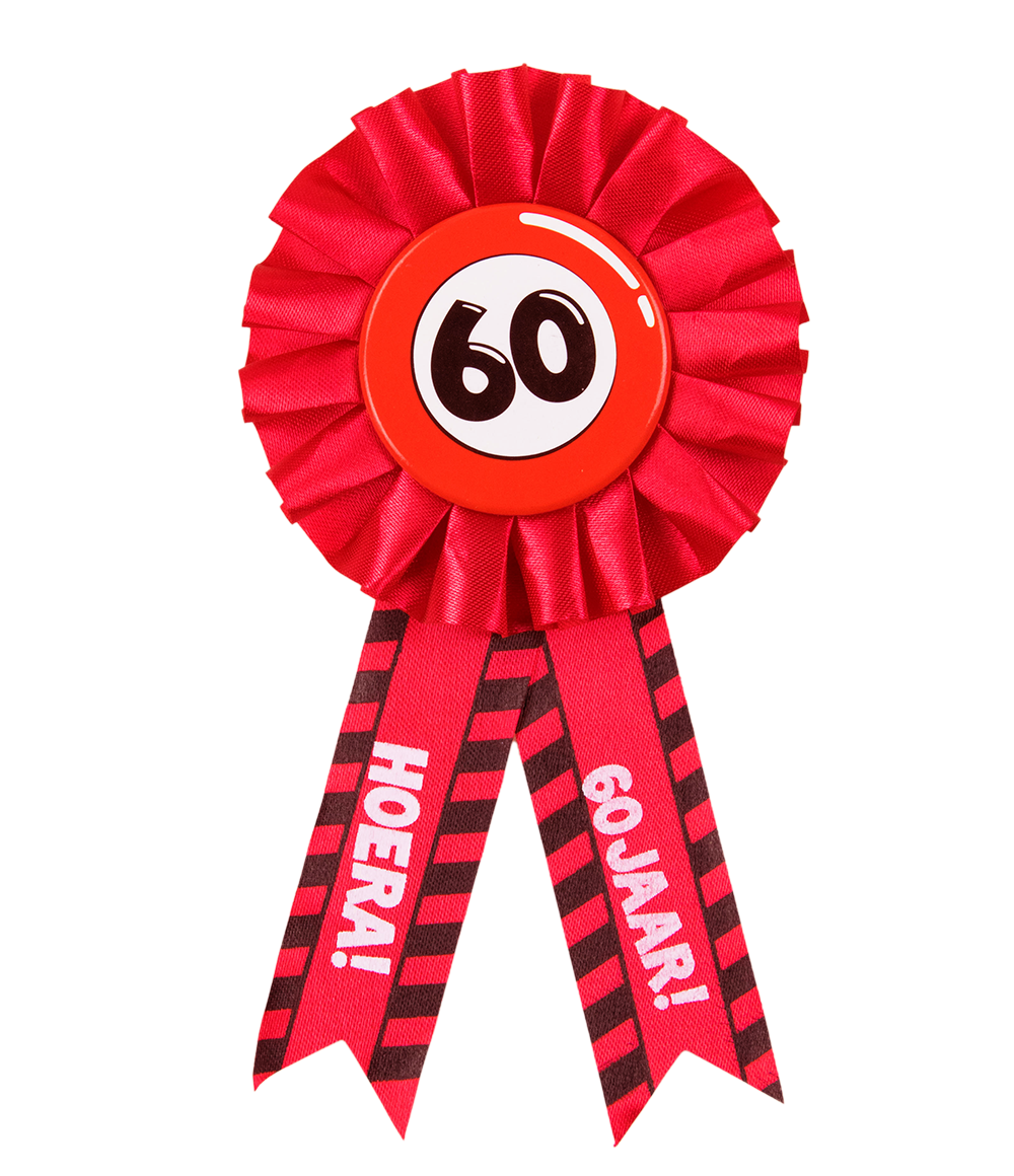 Party Rozet 60 jaar