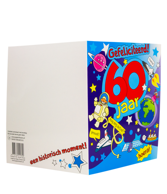 Wenskaart 60 jaar Cartoon