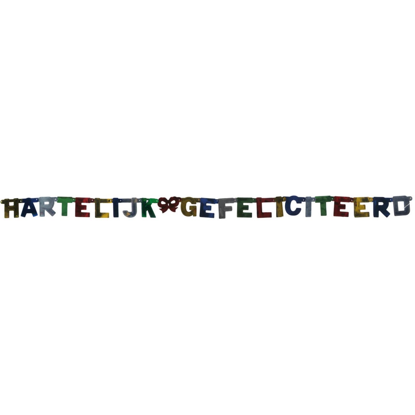 Letterslinger Hartelijk Gefeliciteerd