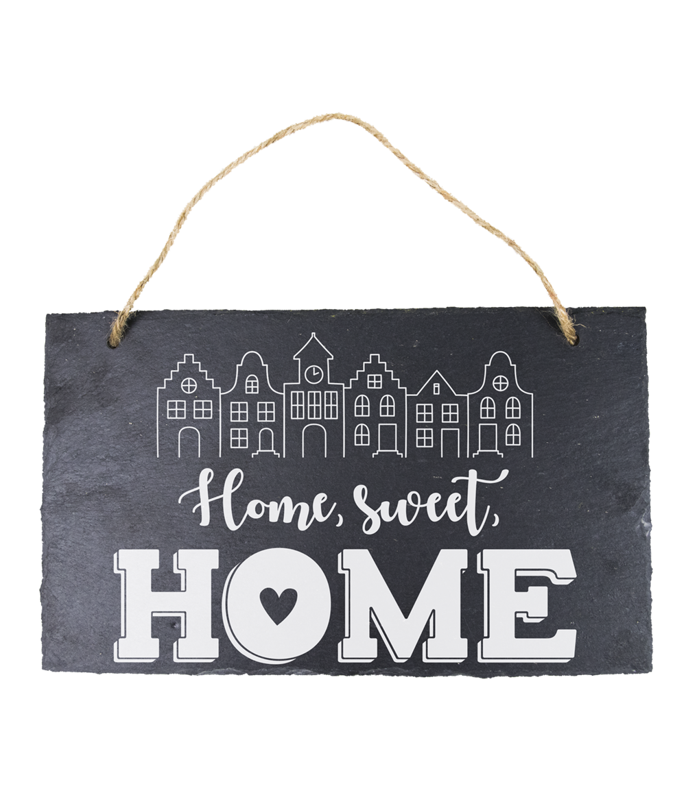 Leisteen bordje Home Sweet Home