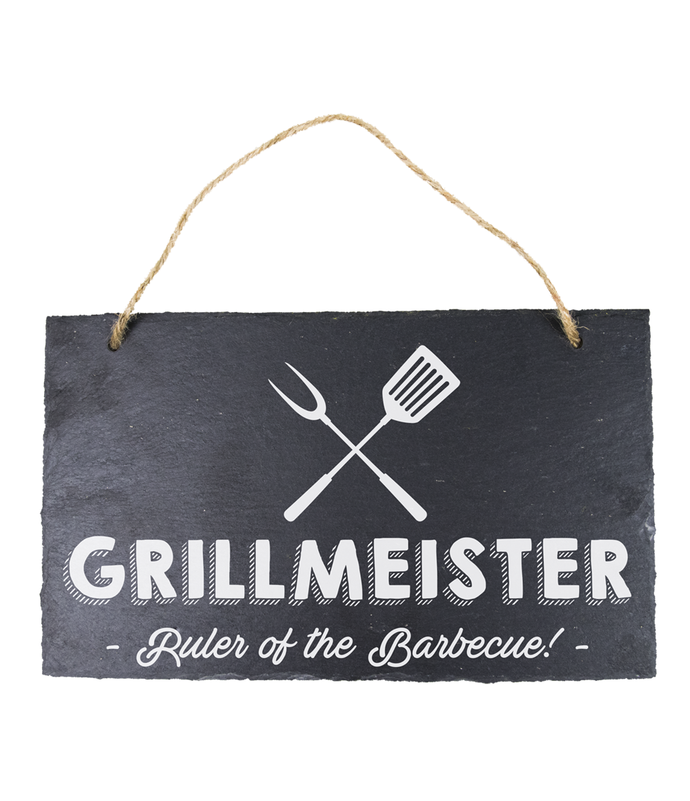 Leisteen bordje Grillmeister