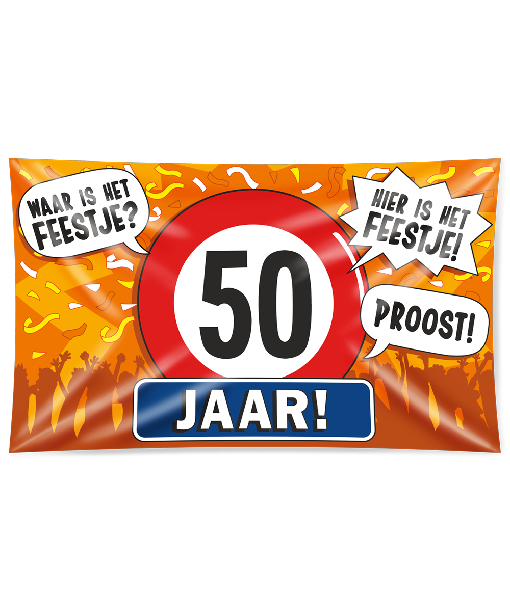 Gevelvlag 50 jaar XXL