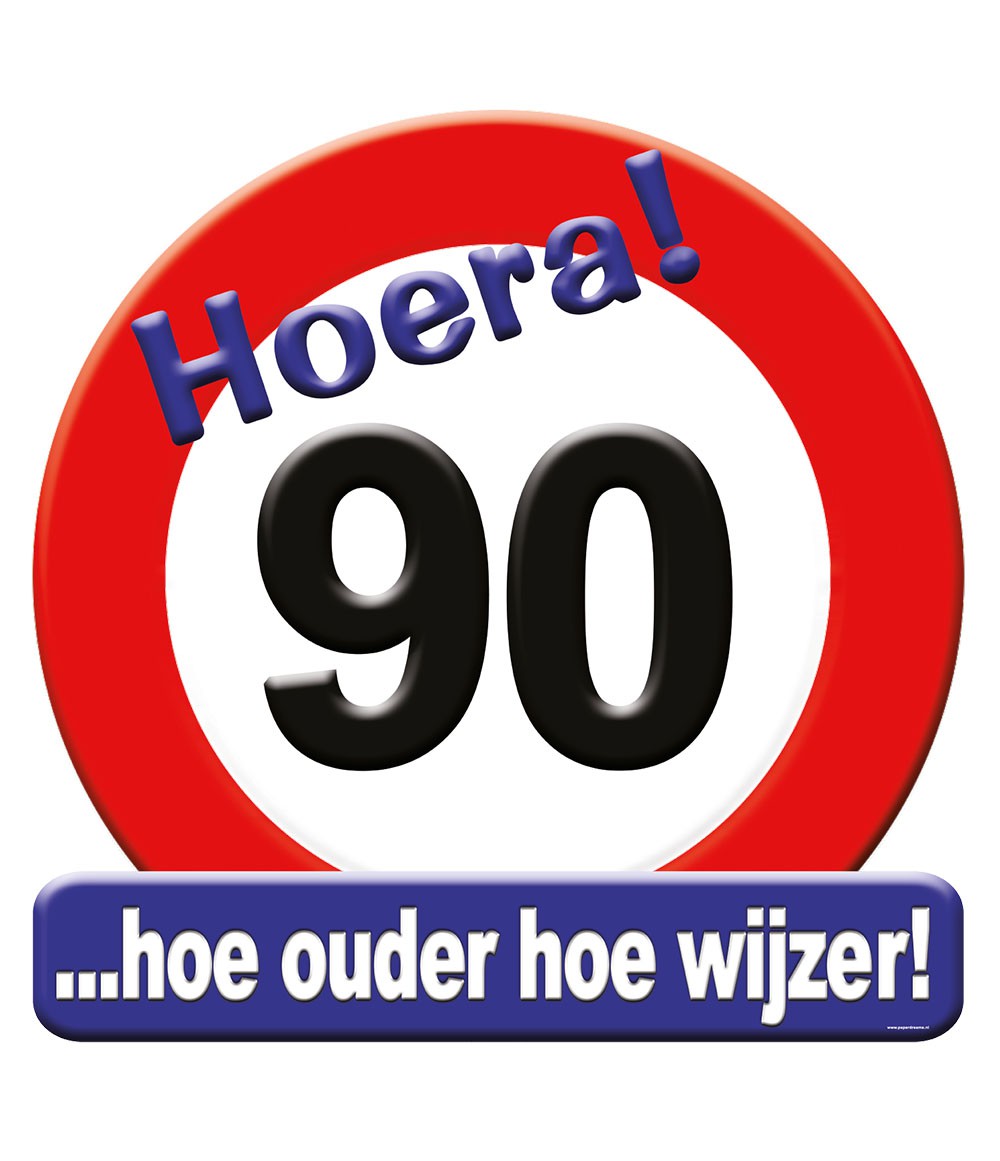 Huldeschild 90 jaar