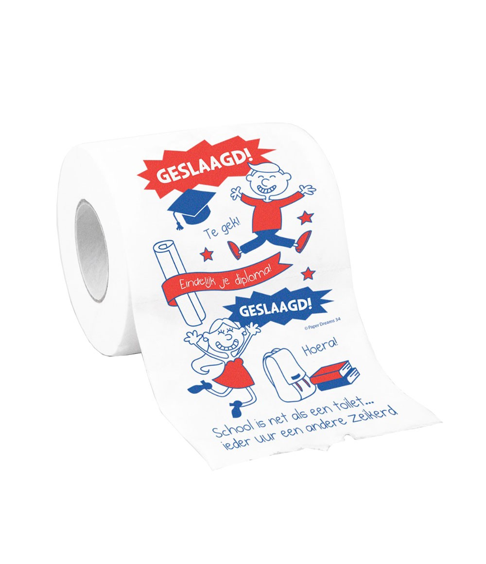 Toiletpapier Geslaagd