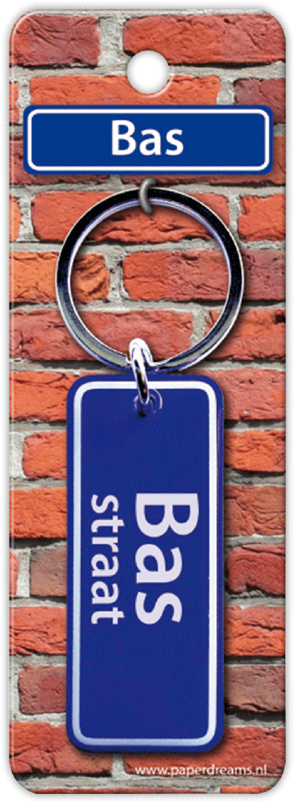 Bas Straat sleutelhanger
