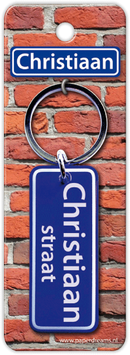 Christiaan Straat sleutelhanger