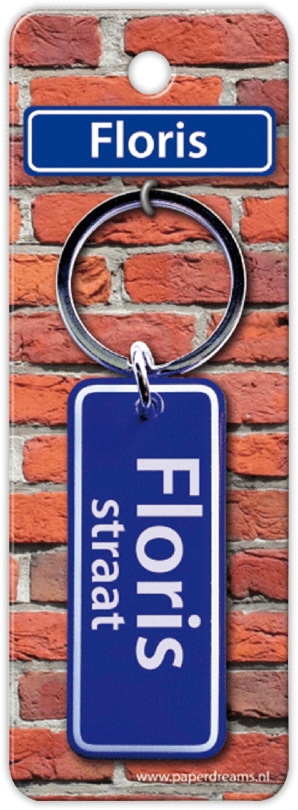 Floris Straat sleutelhanger