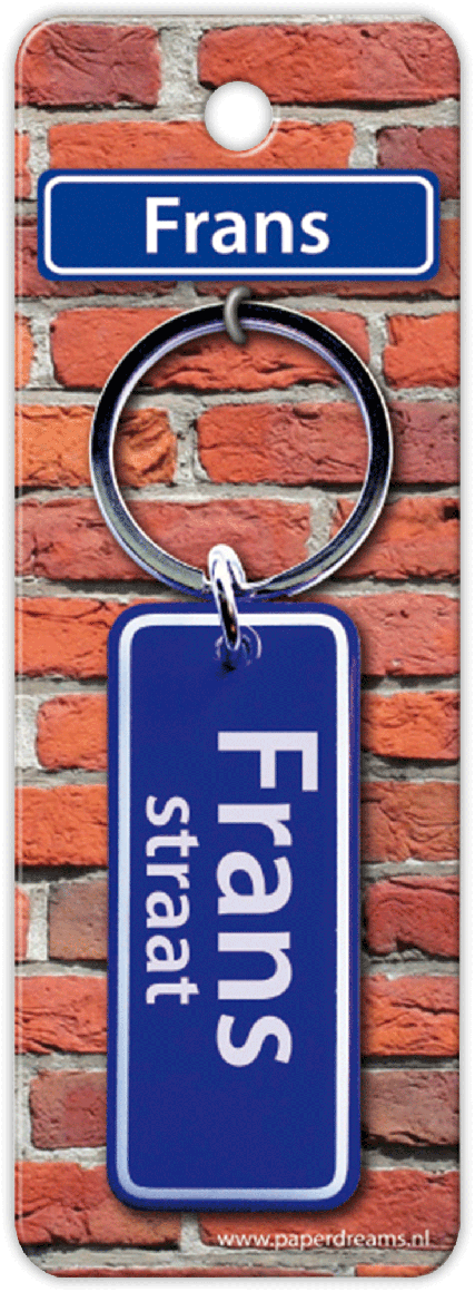 Frans Straat sleutelhanger