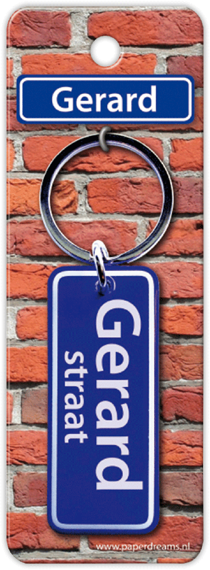 Gerard Straat sleutelhanger
