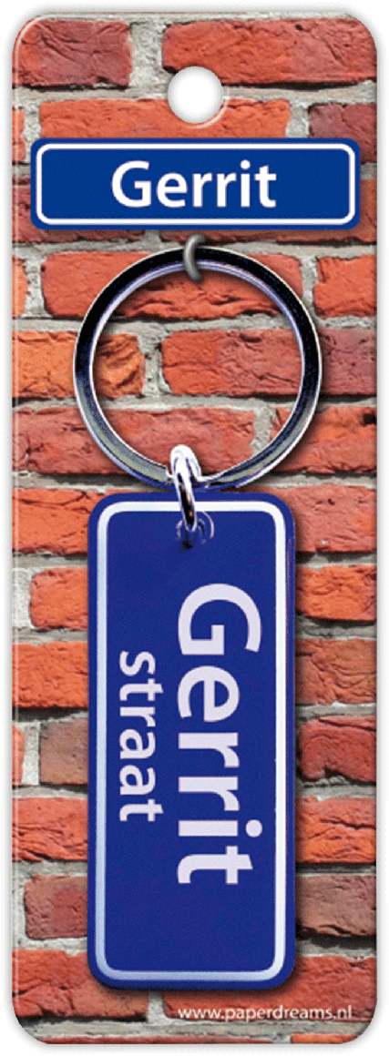 Gerrit Straat sleutelhanger