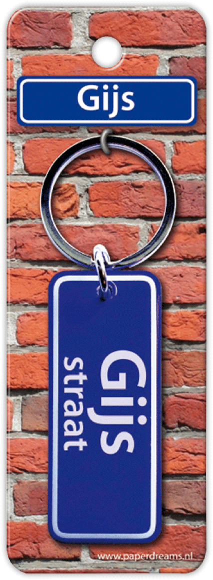 Gijs Straat sleutelhanger