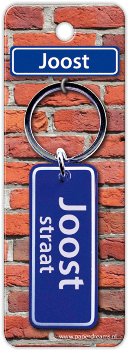 Joost Straat sleutelhanger