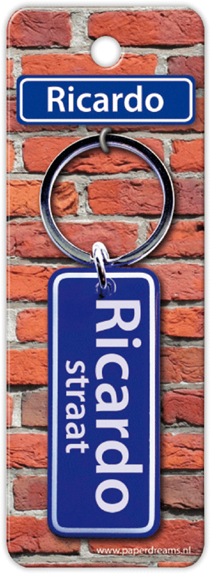 Ricardo Straat sleutelhanger