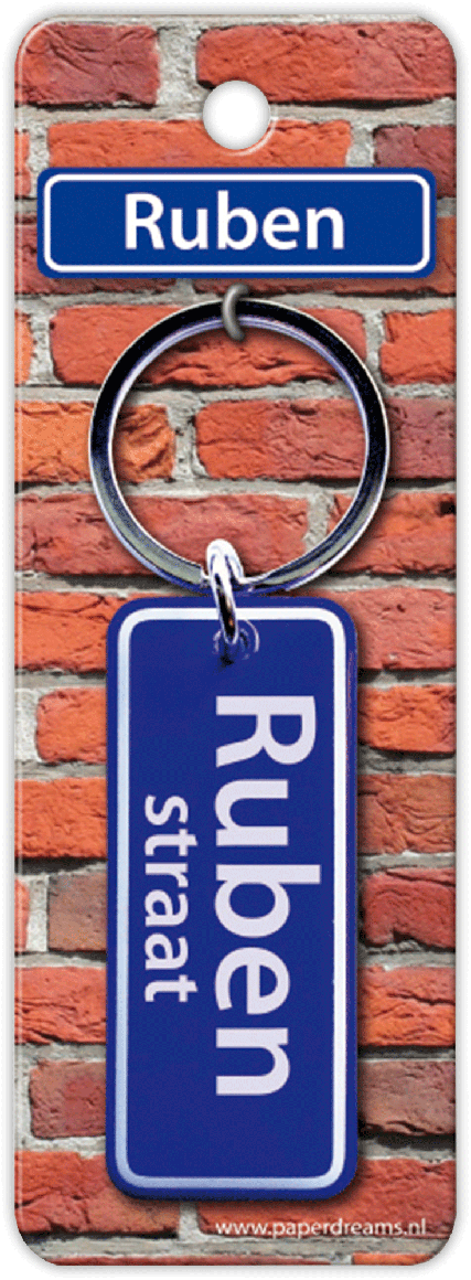 Ruben Straat sleutelhanger