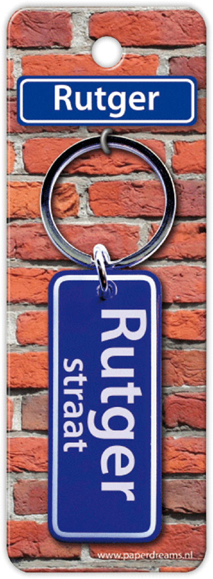 Rutger Straat sleutelhanger