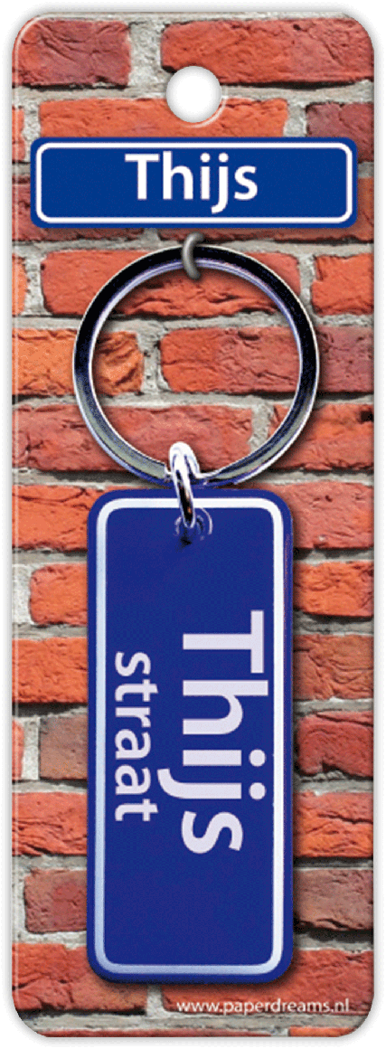 Thijs Straat sleutelhanger