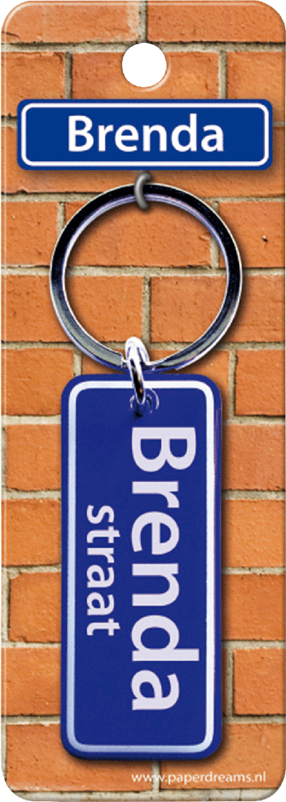 Brenda Straat sleutelhanger