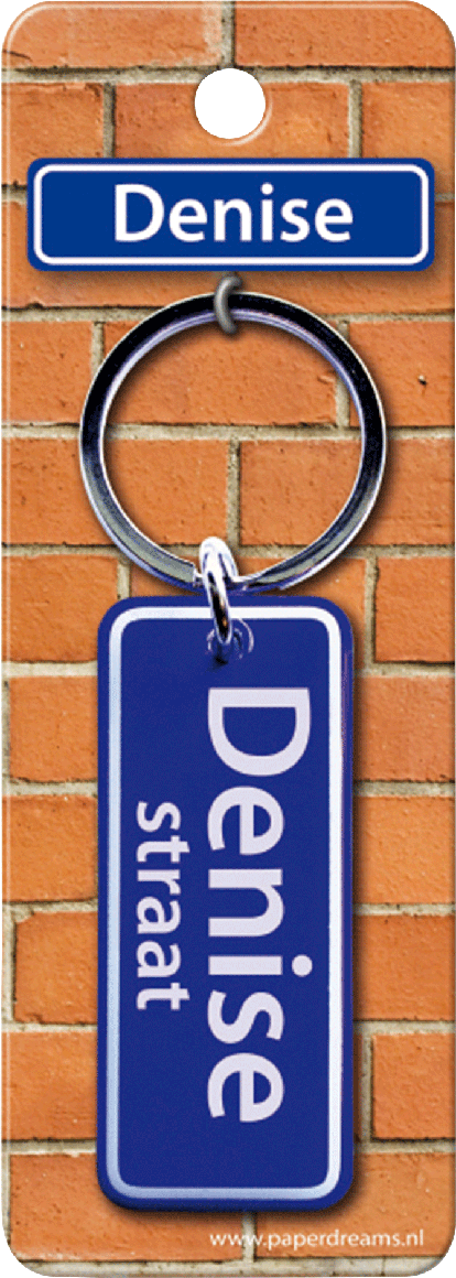 Denise Straat sleutelhanger