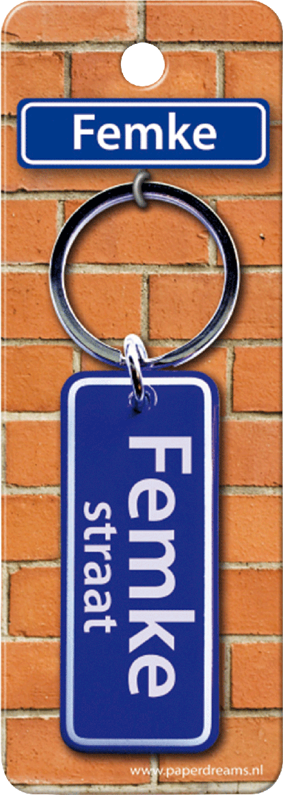 Femke Straat sleutelhanger