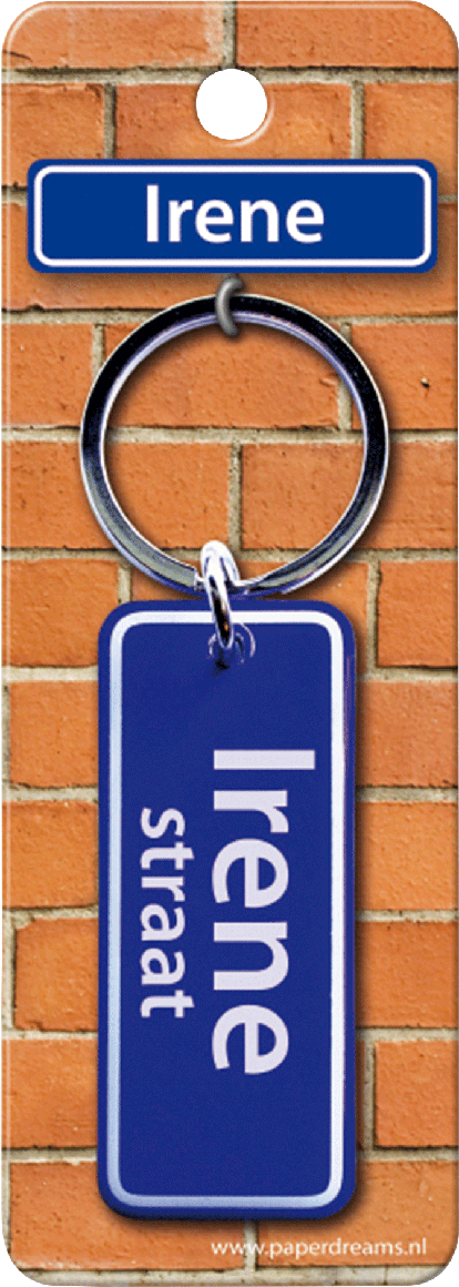 Irene Straat sleutelhanger