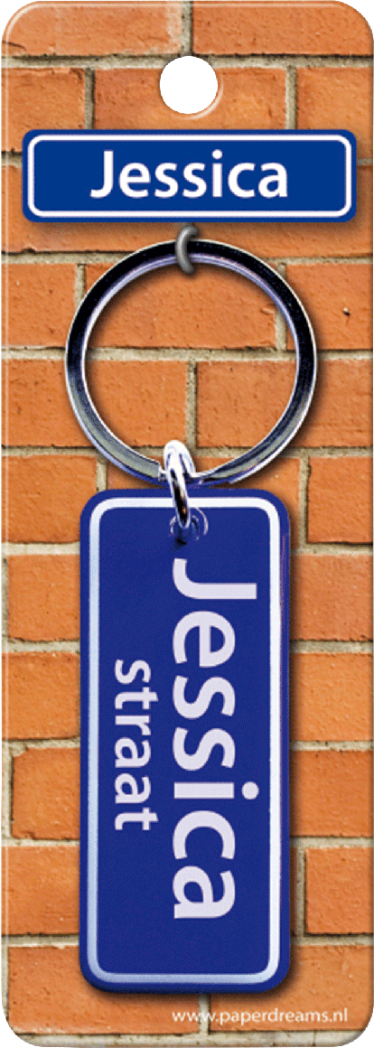 Jessica Straat sleutelhanger