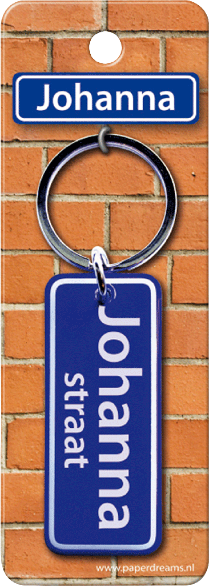 Johanna Straat sleutelhanger