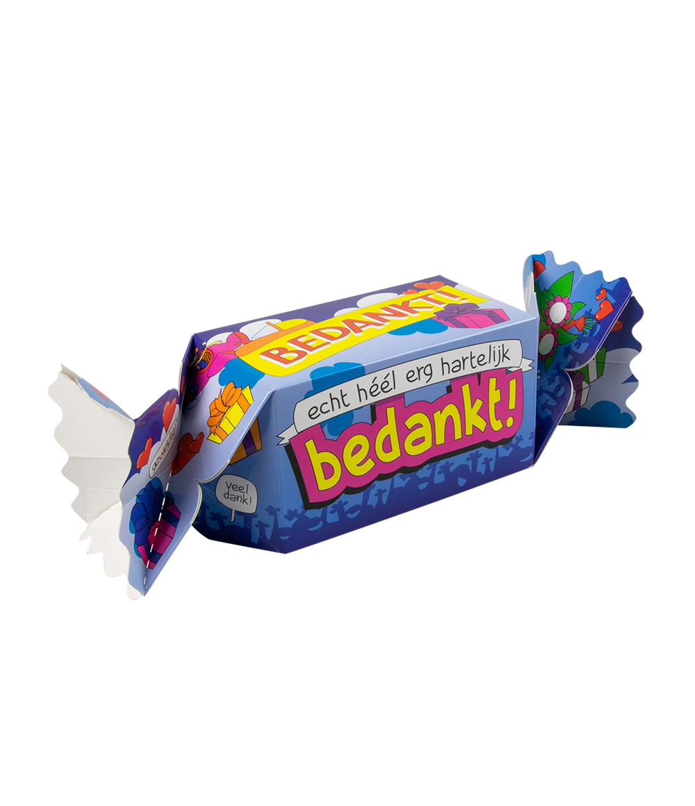 Snoepverpakking Bedankt