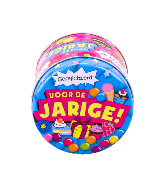 Snoepblikje Jarige