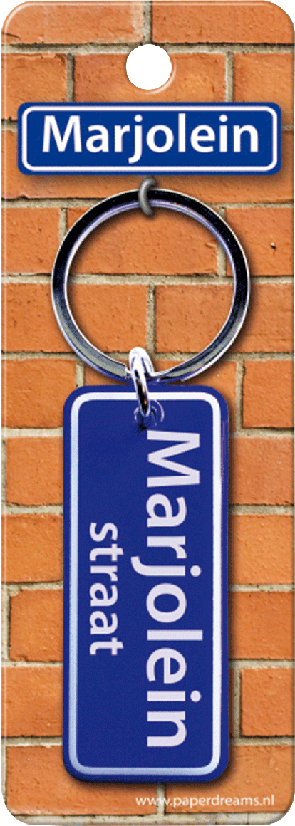 Marjolein Straat sleutelhanger