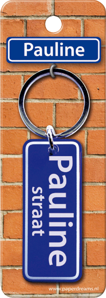 Pauline Straat sleutelhanger