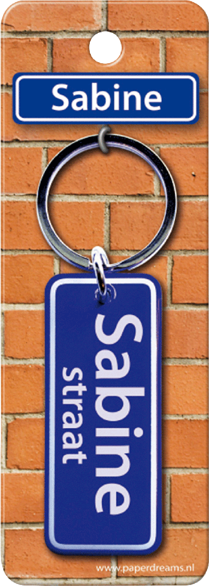 Sabine Straat sleutelhanger