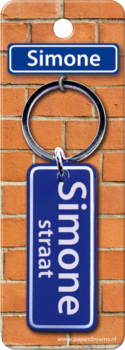 Simone Straat sleutelhanger