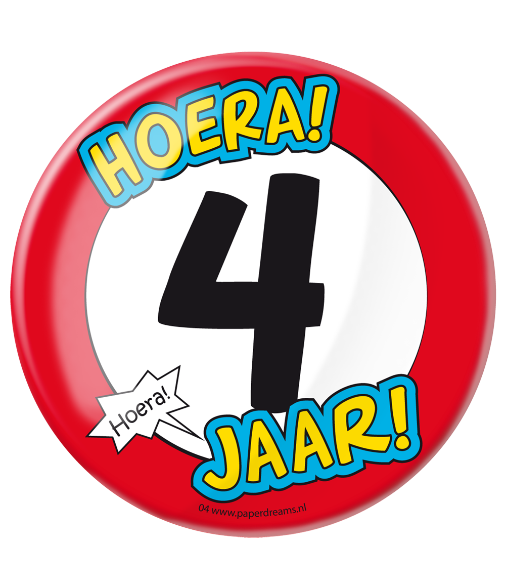 Button XL 4 jaar