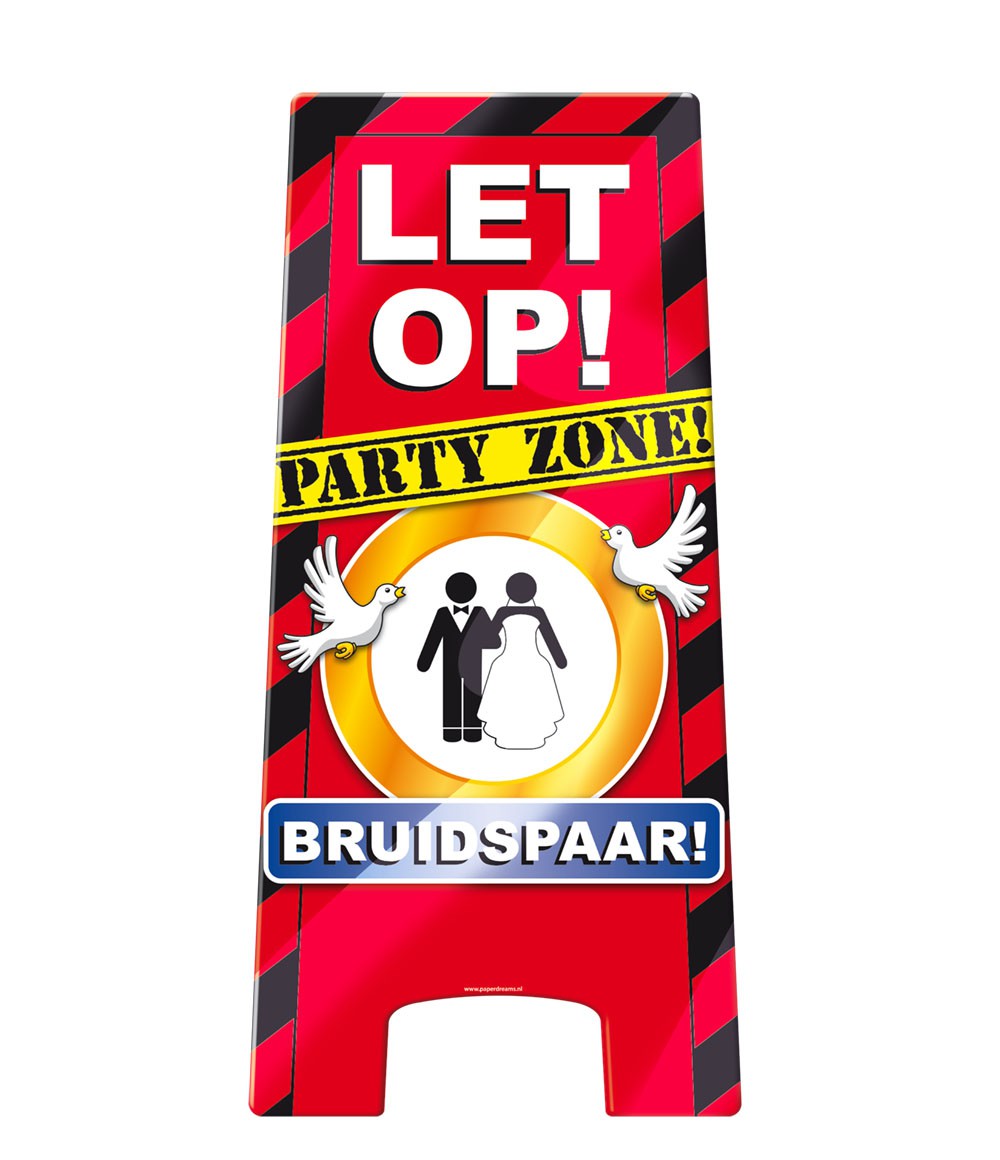 Warning Sign Bruidspaar