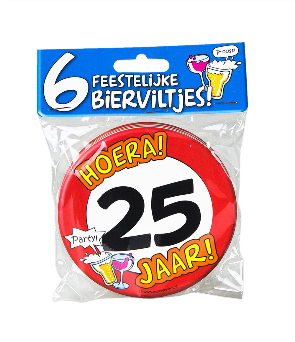 Bierviltjes 25 jaar