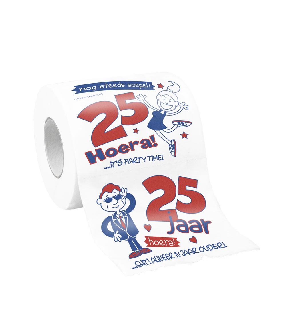 Toiletpapier 25 jaar