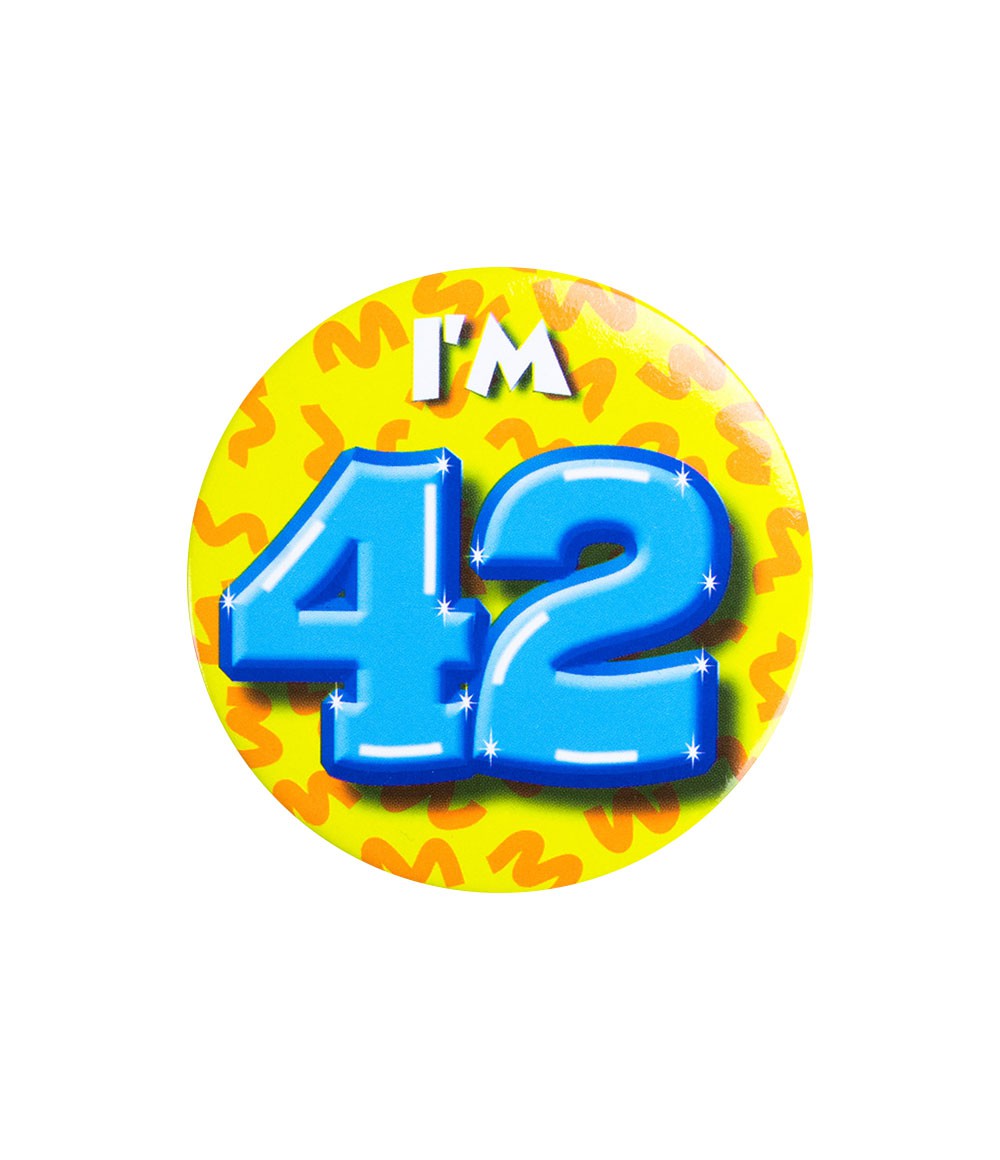 Button 42 jaar