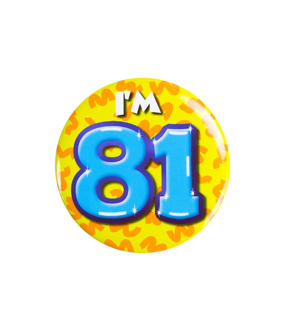 Button 81 jaar