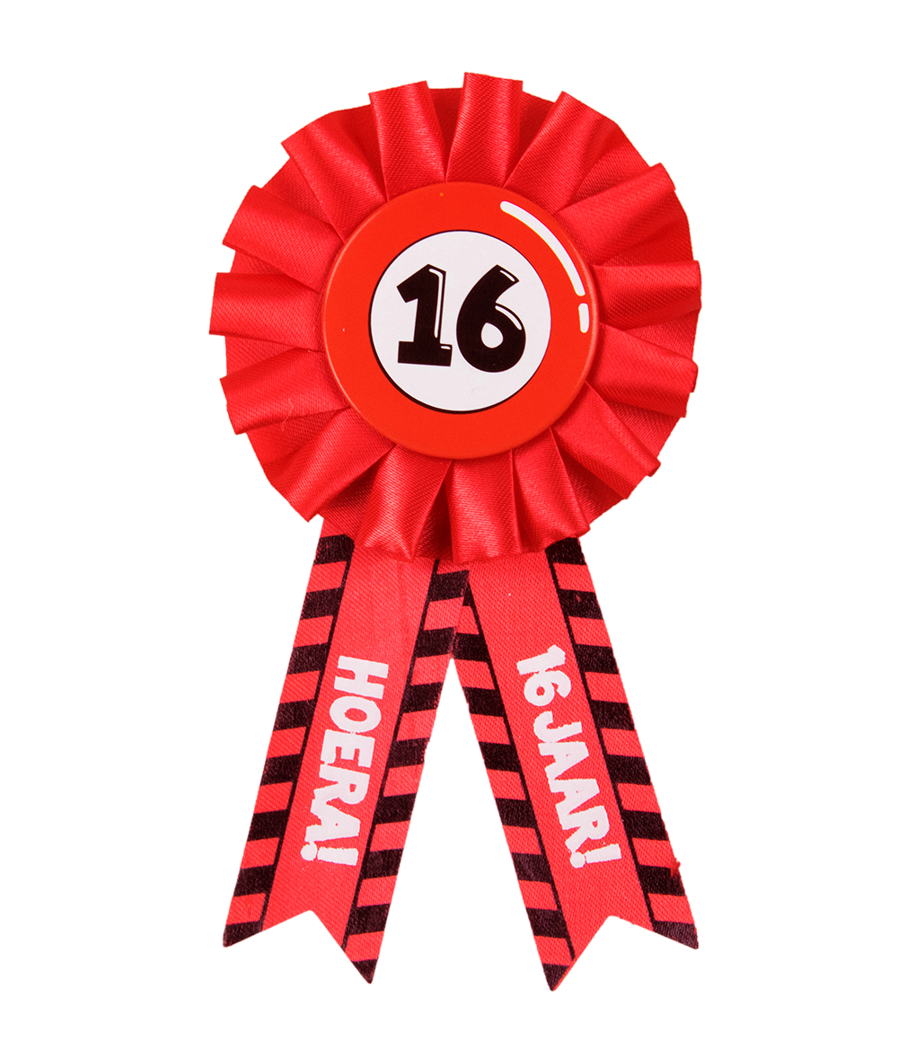 Party Rozet 16 jaar