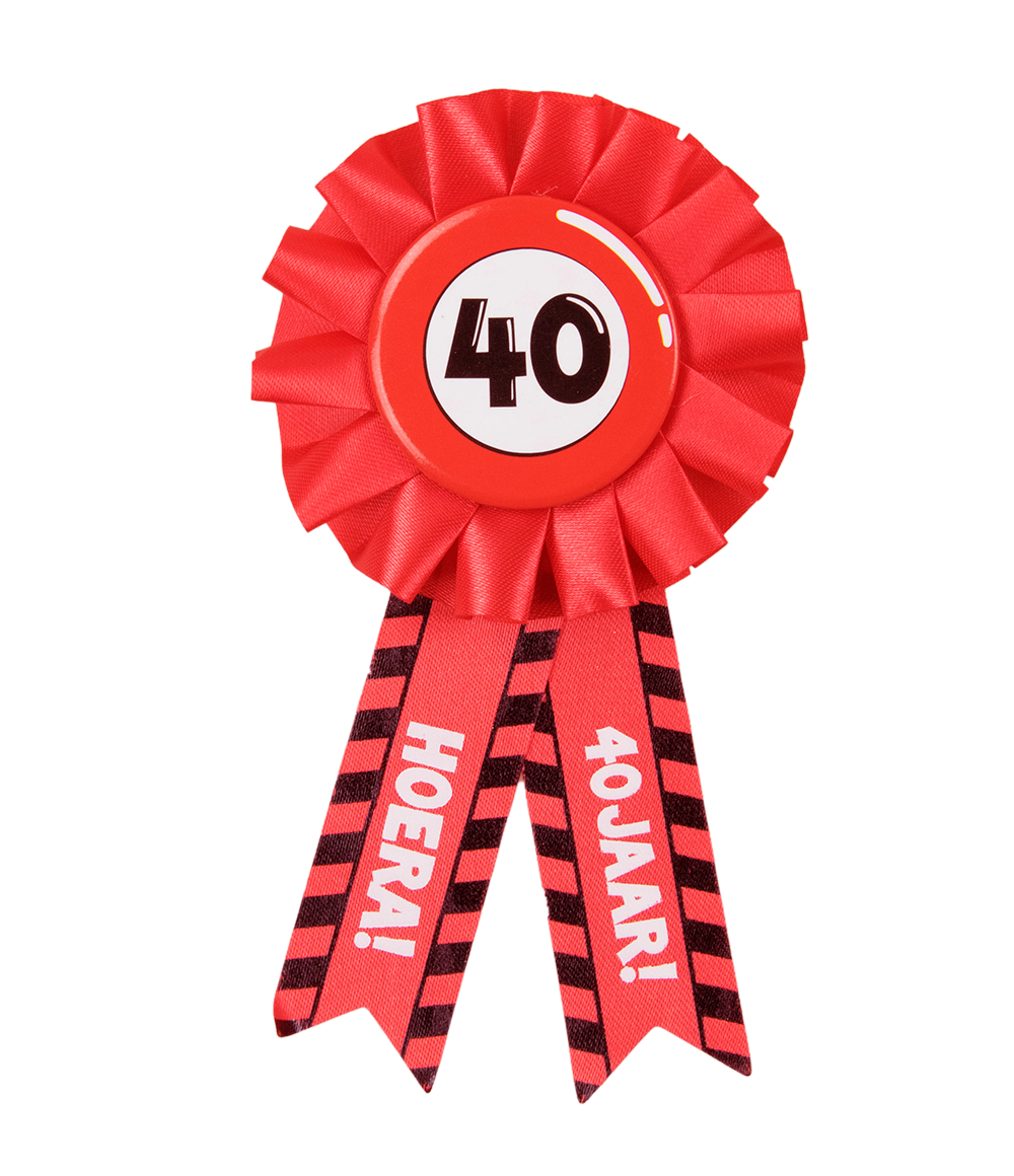 Party Rozet 40 jaar
